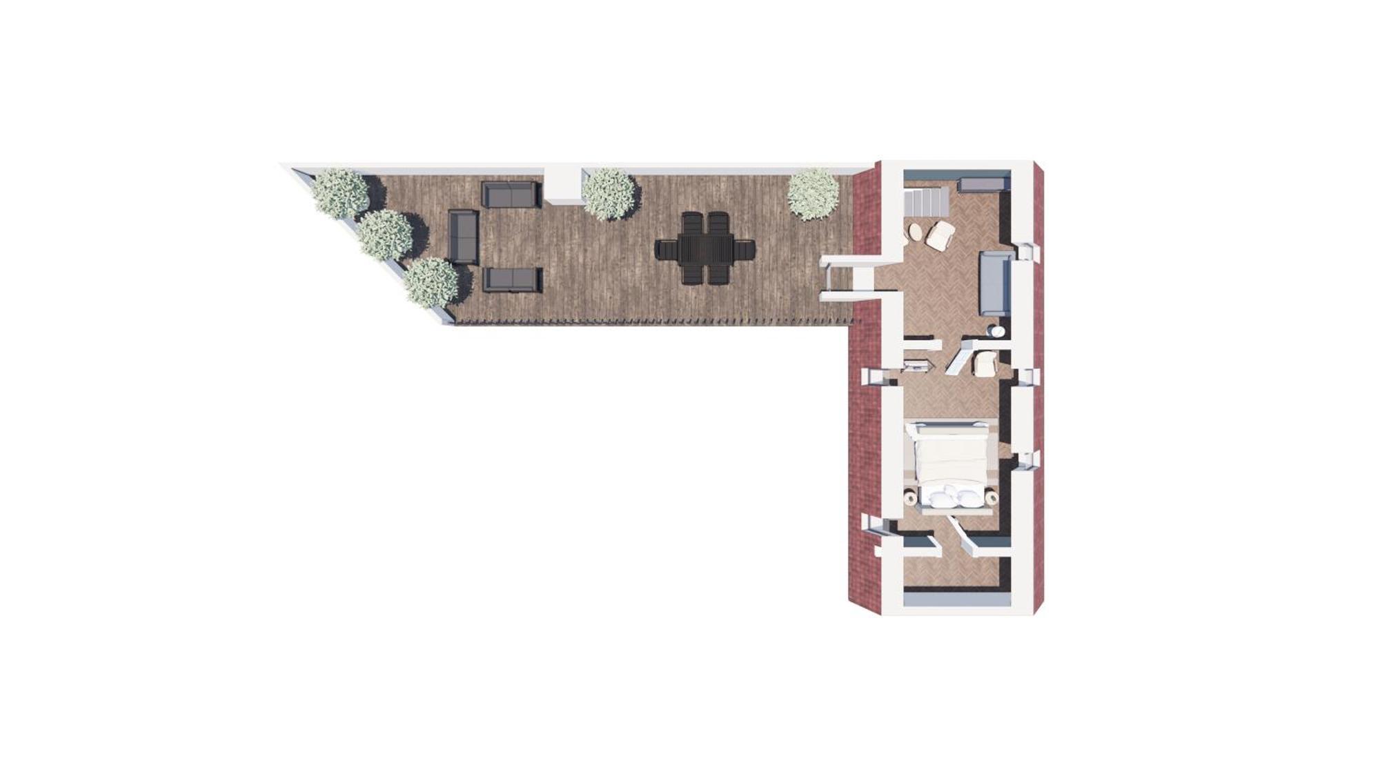 Apartment Luxury Penthouse - Private Balcony - Heart Of